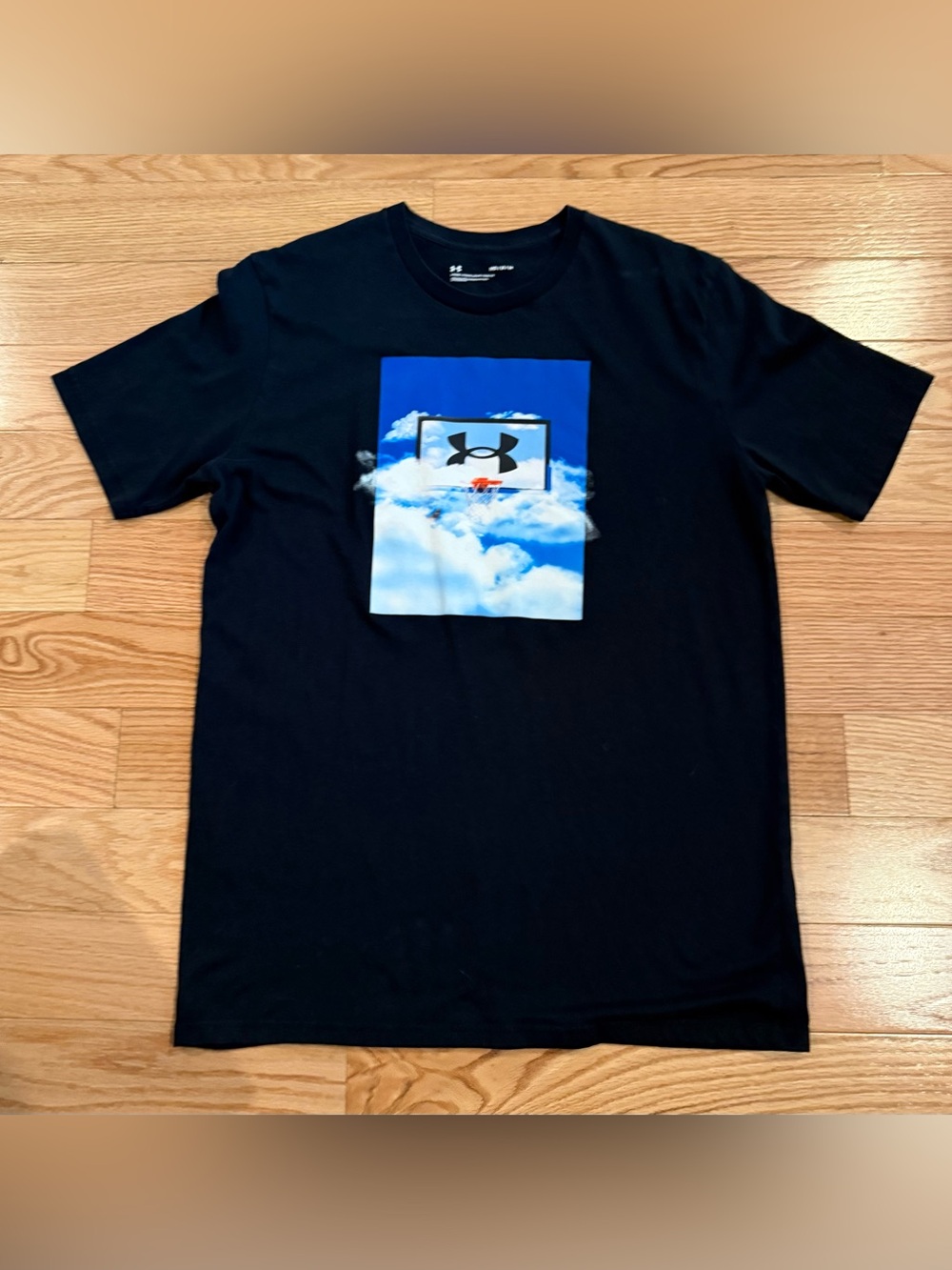 Under Armour basketball black logo T-shirt M